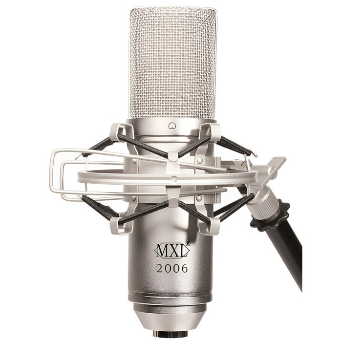 MXL Microphones 01 0003 2006 Geniş Diyafram Condenser Vokal/Enstrüman Mikrofonu | Büyük Altın Diyafram R&B ve Pop Vokaller İçin
